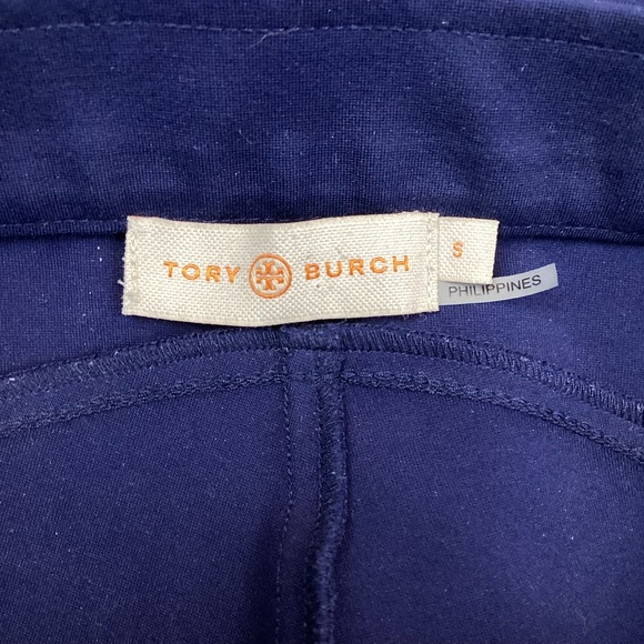 Tory Burch Slim Straight Stretch Pant Cropped - Picture 7 of 10